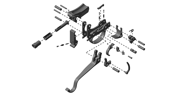 Damko Modern Martini Rifle Parts